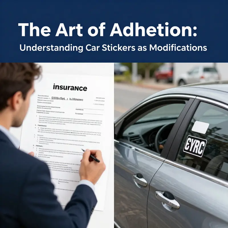 Car stickers and their legal boundaries: a focus on regulations and compliance.
