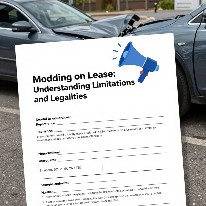 Ownership issues associated with modifying a leased vehicle.