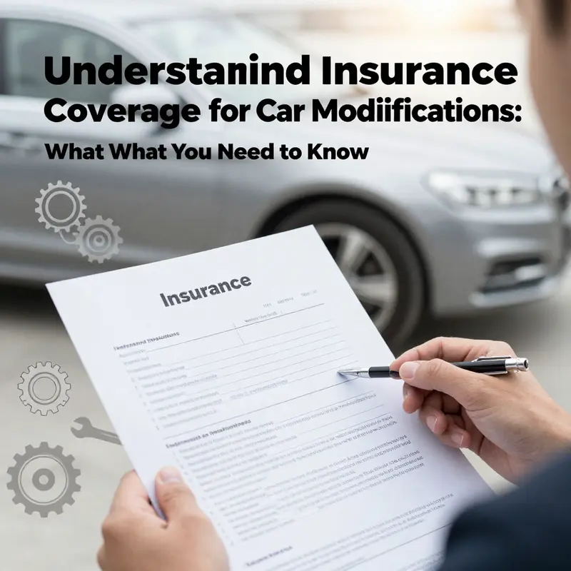 Diverse modified vehicles highlighting customization and the importance of understanding insurance coverage.
