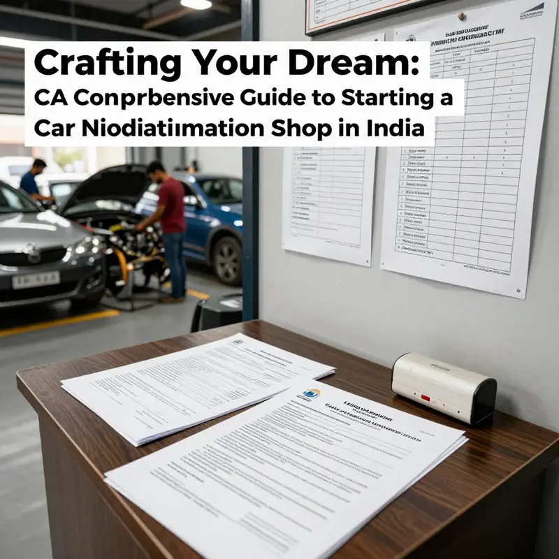 Infographic detailing the Indian car modification market landscape.