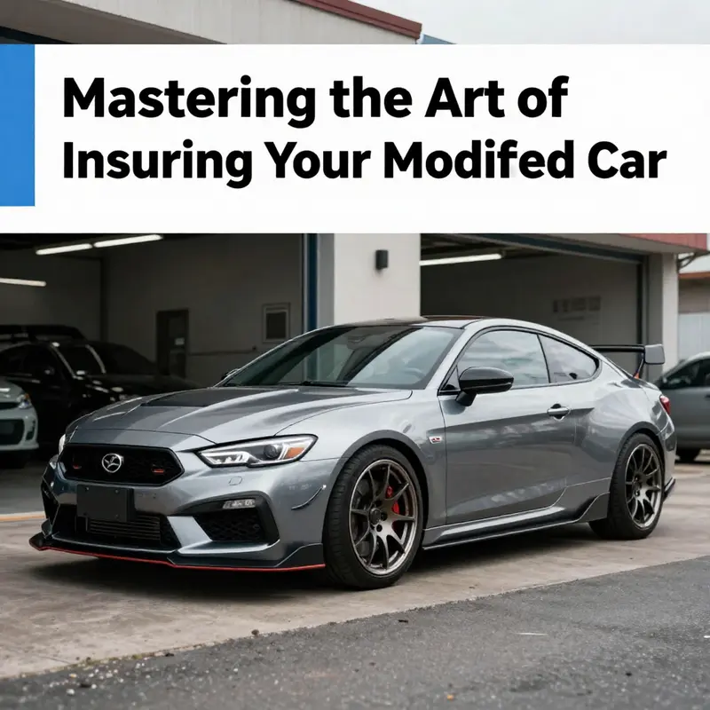 A legally modified car demonstrating compliant enhancements.