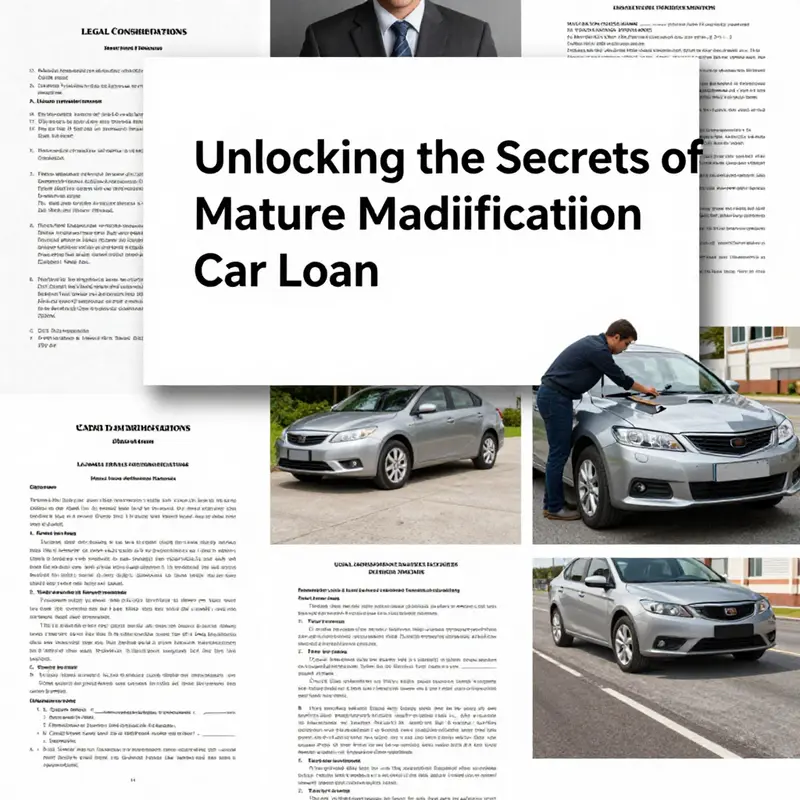 An infographic breaking down the essentials of mature modifications on car loans.