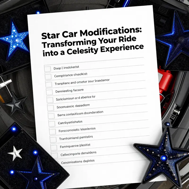 A stunning example of interior star modification with glowing LED lights.