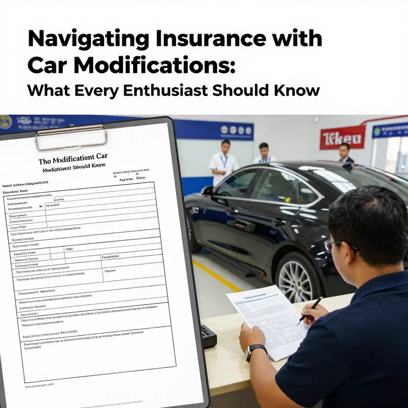 Understanding the notification process for insurance after modifying your vehicle.