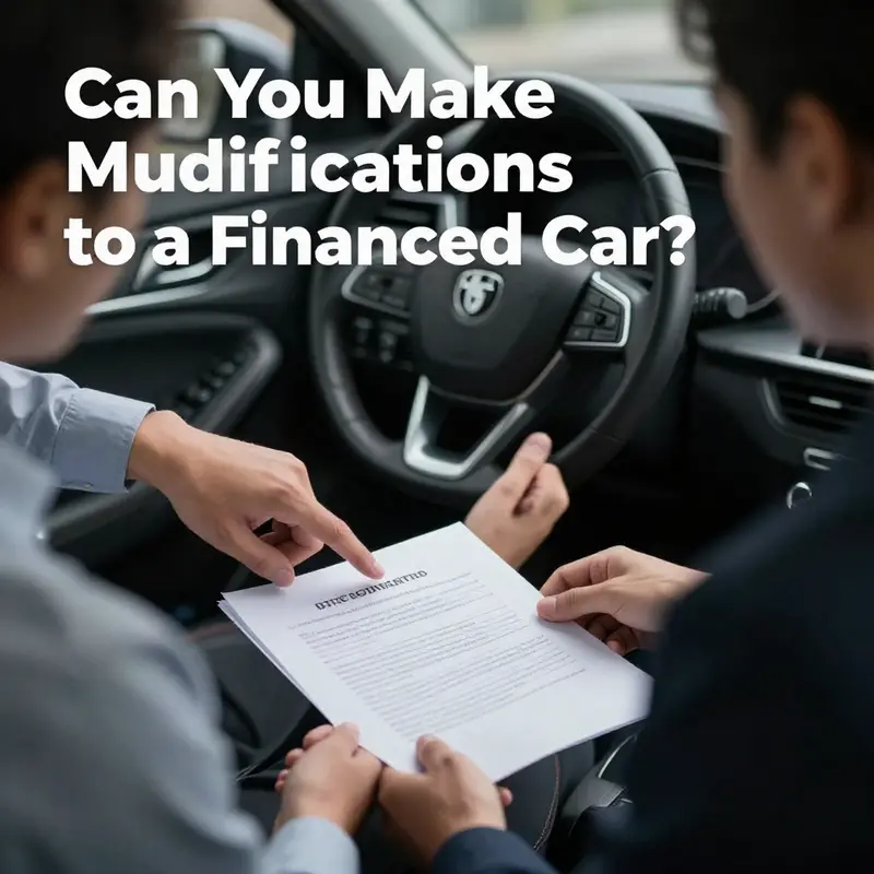Reviewing the critical components of a car financing agreement.