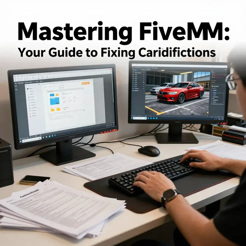 A server configuration setup essential for managing and modding vehicles within FiveM.