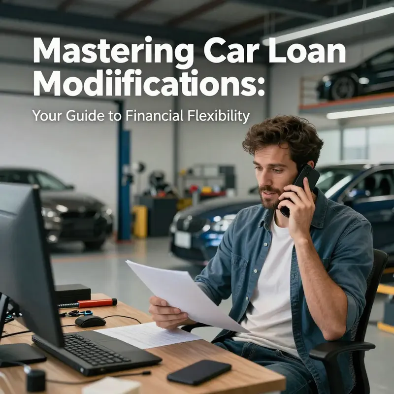 A car enthusiast discusses loan terms, highlighting the importance of negotiation in securing loan modifications.