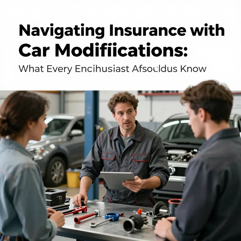 Understanding the notification process for insurance after modifying your vehicle.