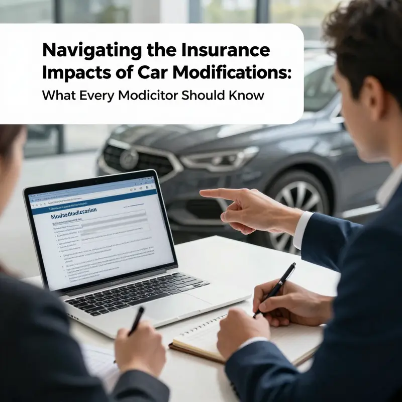 A modified sports car highlighting performance enhancements, illustrating the potential for increased insurance premiums.