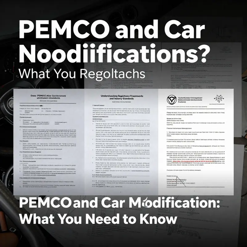 Enthusiastic car modifiers in a garage analyzing vehicle customization options.