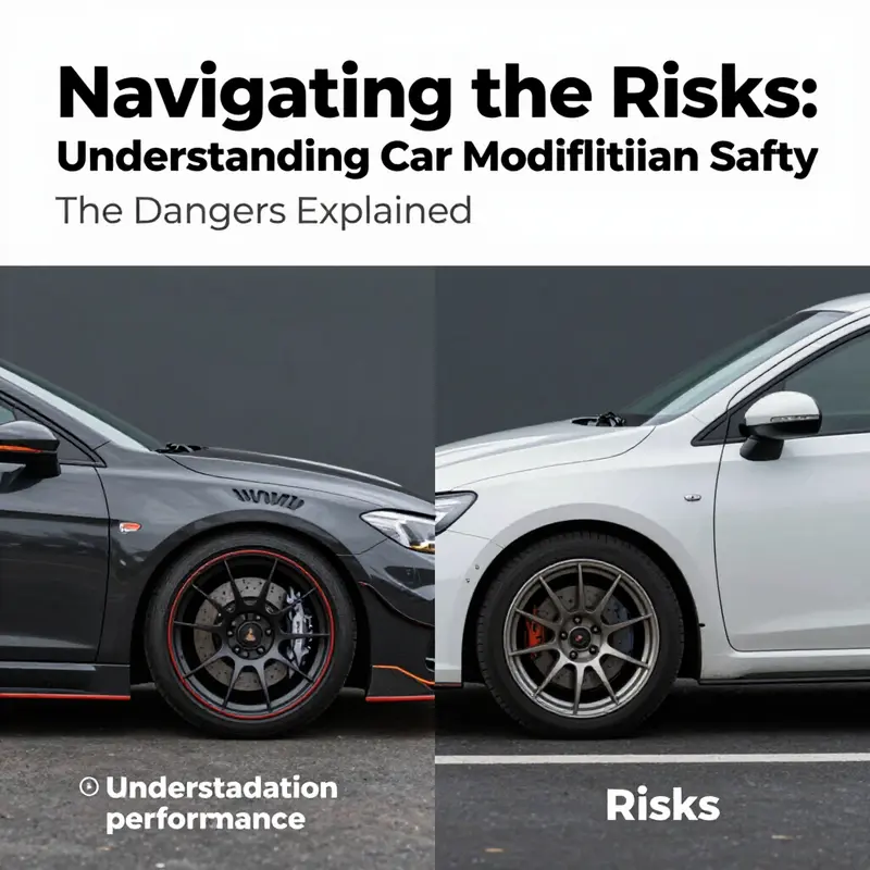 A glimpse into a mechanic’s workshop showing the potential hazards of incorrectly modified vehicles.
