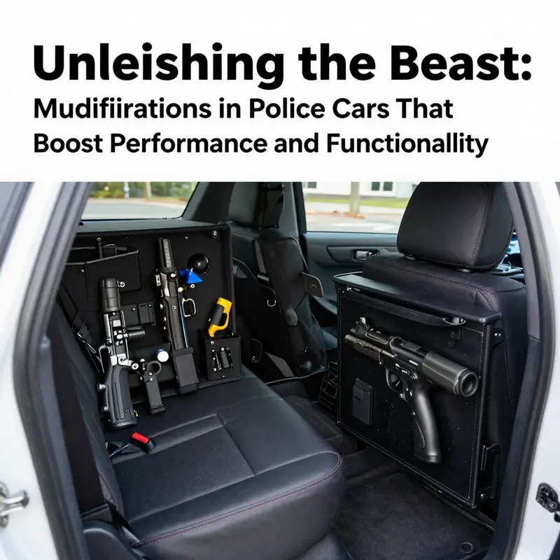Unveiling the high-performance engines and braking systems that enhance police vehicle capabilities.