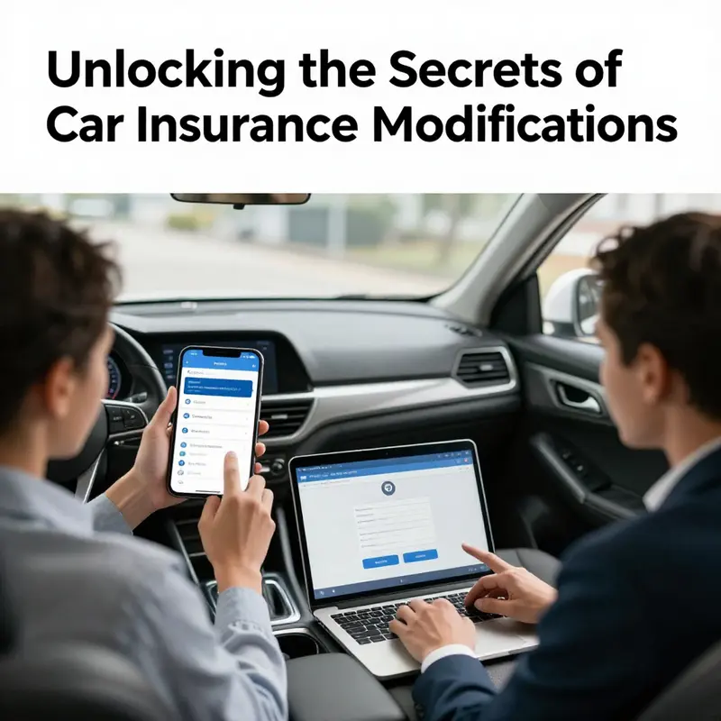 Exploring the process of car insurance modifications and how it impacts vehicle coverage.