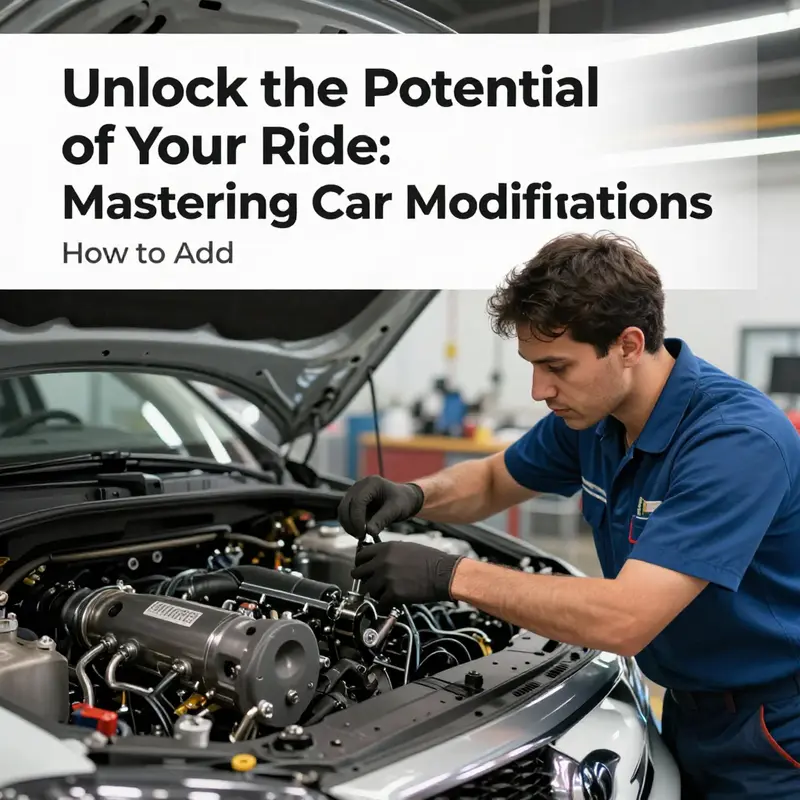 Setting clear goals is the first step to successful car modifications.