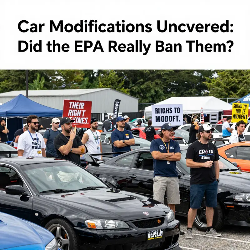 An infographic detailing how EPA regulations impact car modifications.