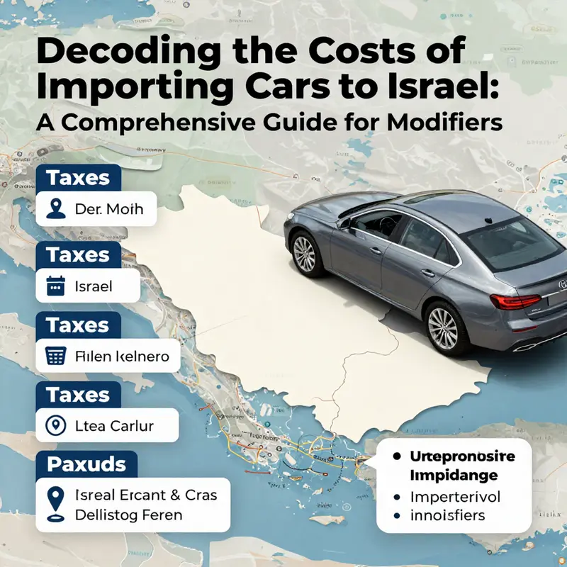 Overview of taxes and regulations for importing vehicles to Israel.
