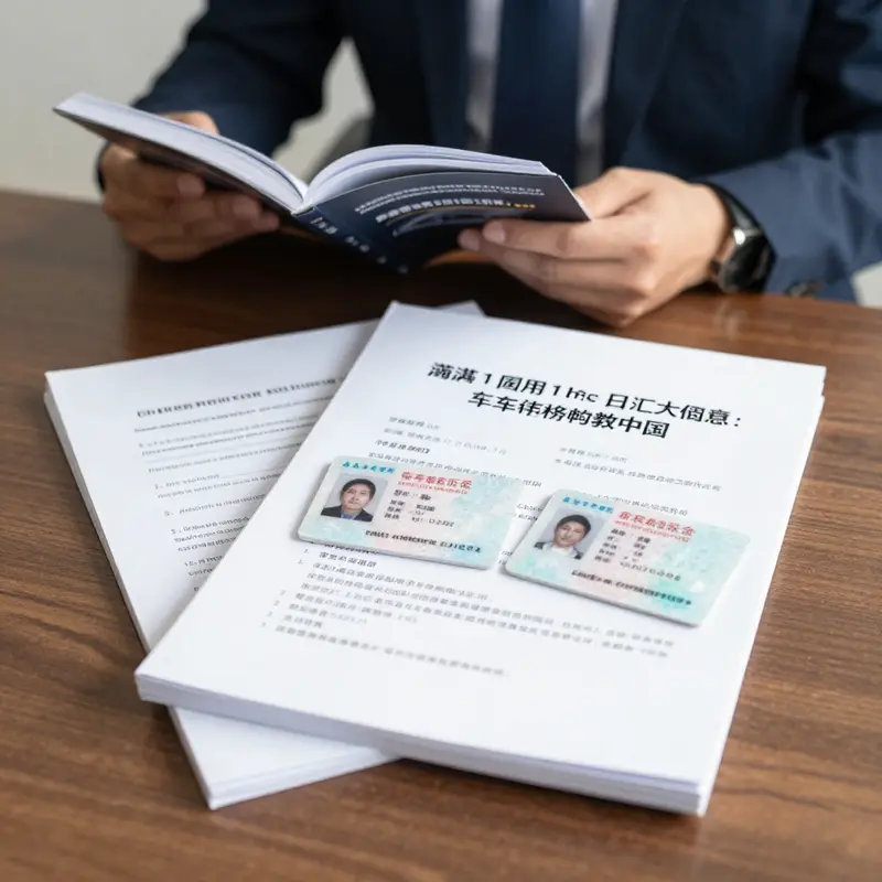 Essential documents for declaring car modifications: organized for a smooth registration process.