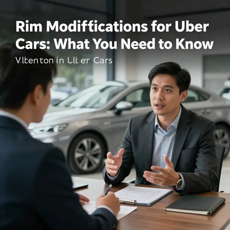 Custom rims that enhance appearance while meeting Uber’s safety standards.