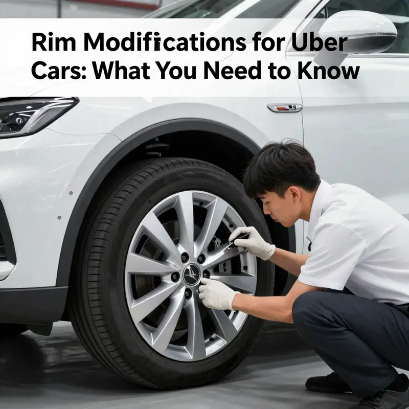 Custom rims that enhance appearance while meeting Uber’s safety standards.