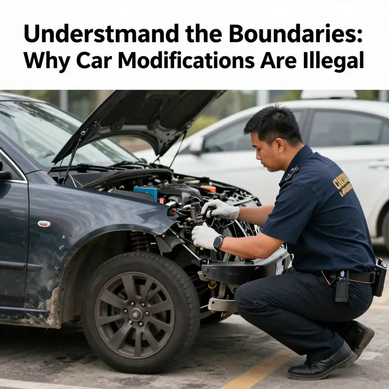 Understanding the legal implications of car modifications to ensure compliance with local laws.
