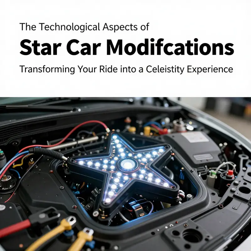 A stunning example of interior star modification with glowing LED lights.