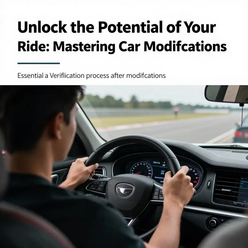 Setting clear goals is the first step to successful car modifications.