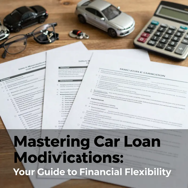 A car enthusiast discusses loan terms, highlighting the importance of negotiation in securing loan modifications.