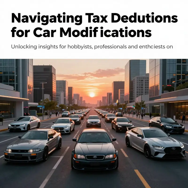 An urban scene featuring modified vehicles, highlighting the diversity in automotive personalization.