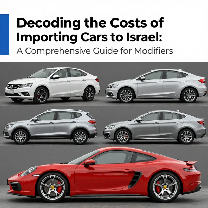 Overview of taxes and regulations for importing vehicles to Israel.