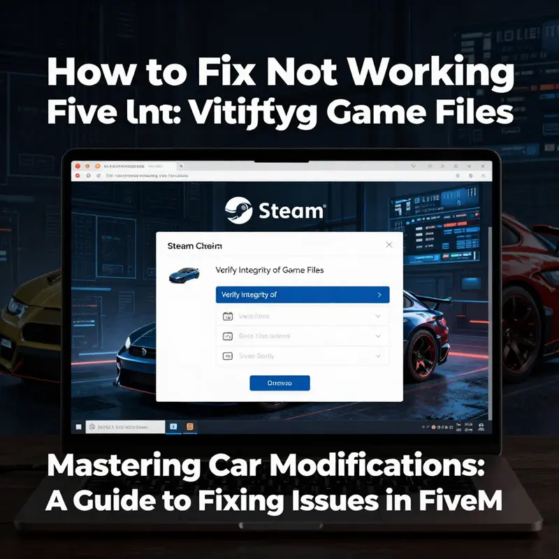 Verifying game files to ensure the integrity of GTA V for flawless car modifications.