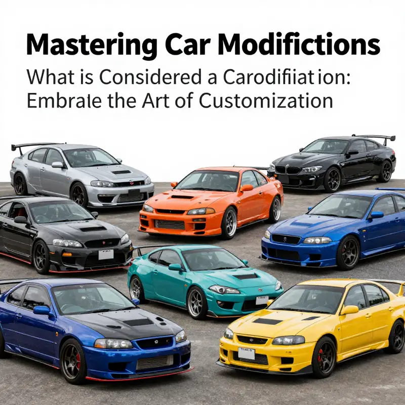 A gallery of striking body modifications demonstrating the creative potential in car aesthetics.