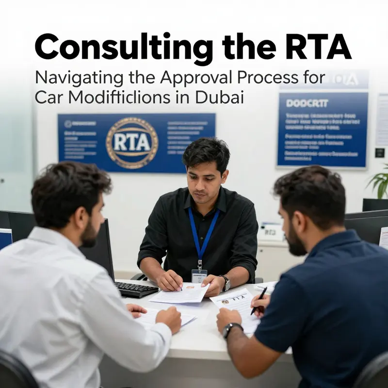 The Roads and Transport Authority in Dubai, the key regulatory body for vehicle modifications.