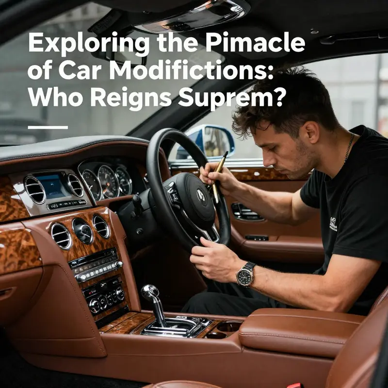 Showcasing a selection of the most reputable car modification companies highlighted in the industry.