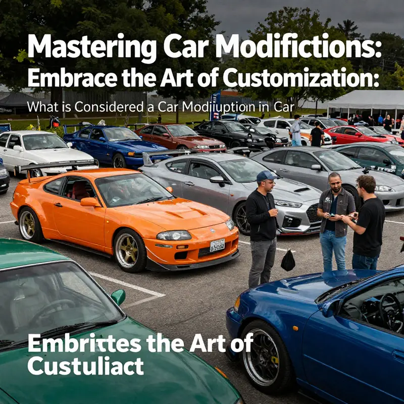 A gallery of striking body modifications demonstrating the creative potential in car aesthetics.