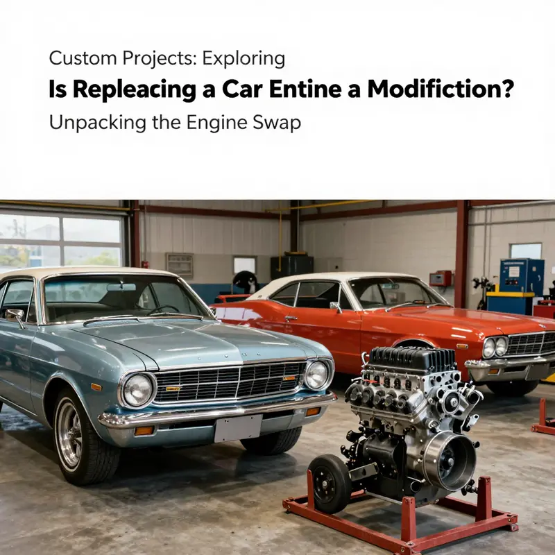 A turbocharged engine installation to enhance vehicle performance.