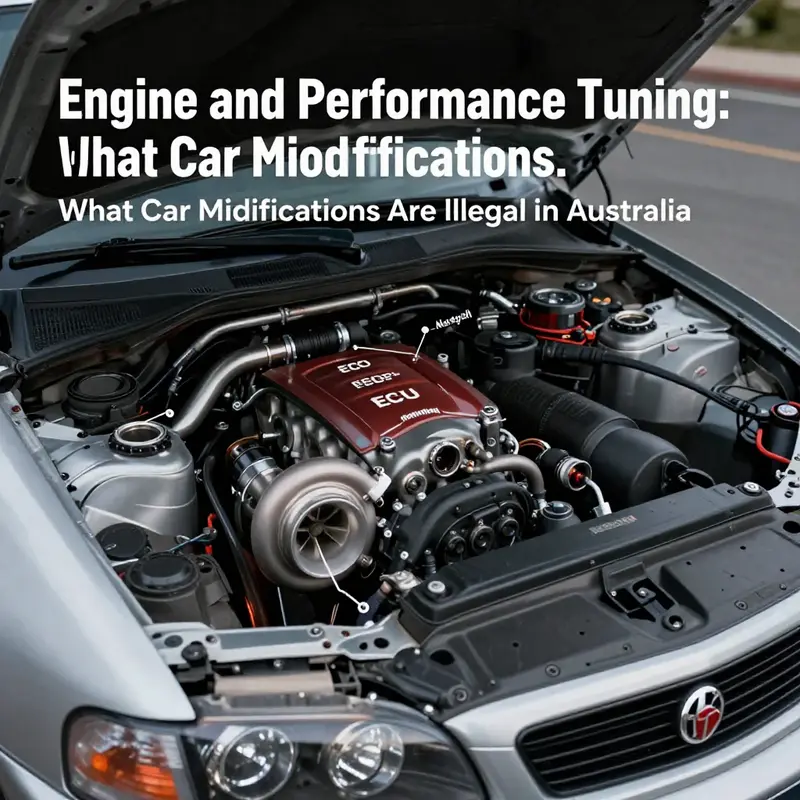 Illustration of various exhaust system modifications, showcasing pros and cons.