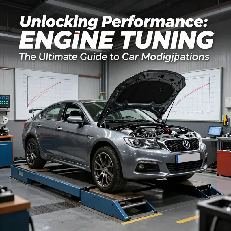 A professional engine tuning session revealing significant performance enhancements.