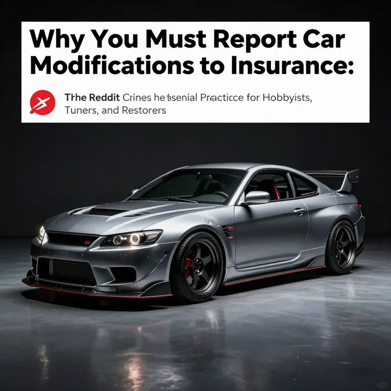 A modified vehicle showcasing unique features under a spotlight.