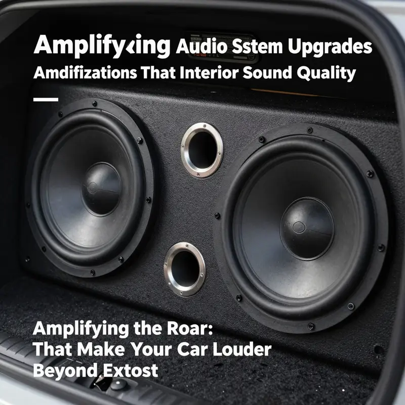 An aftermarket high-flow intake system designed to enhance engine sound.