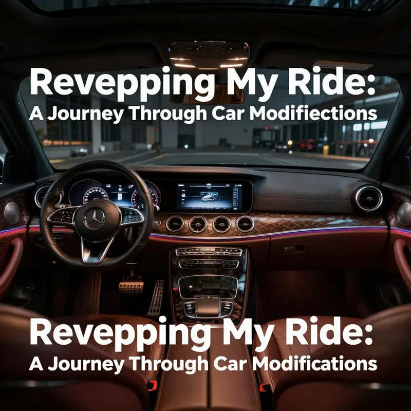 The radiant exterior of my car, featuring custom paint and body upgrades.