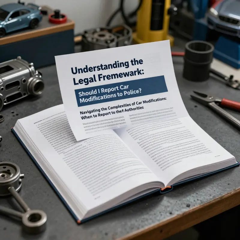 A glimpse into the legal aspects of car modifications and the importance of understanding requirements.