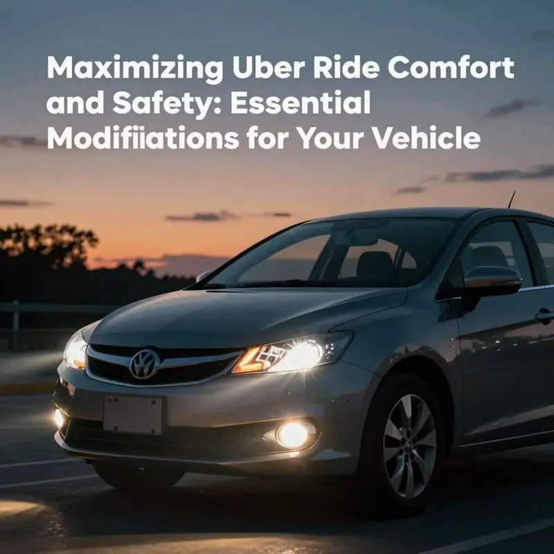 Upgraded car interior designed for passenger comfort and satisfaction.