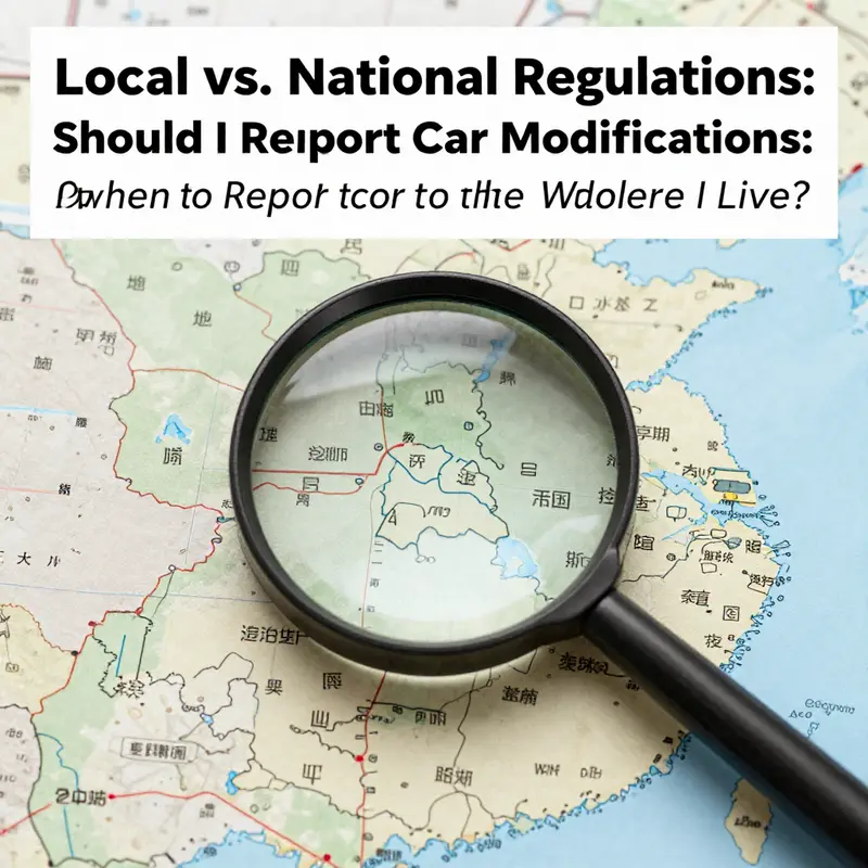 A glimpse into the legal aspects of car modifications and the importance of understanding requirements.