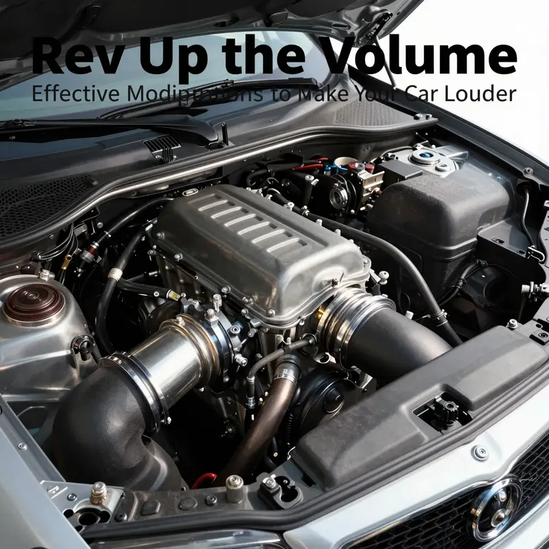 A performance exhaust system showcasing enhanced flow and sound potential.