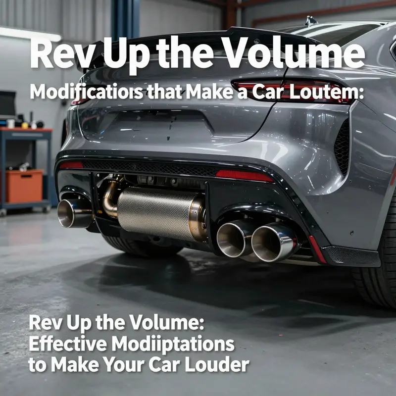 A performance exhaust system showcasing enhanced flow and sound potential.