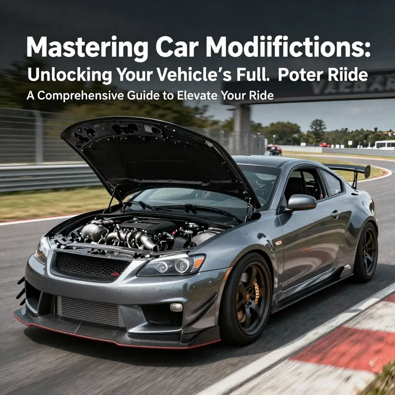 An eye-catching exterior modification featuring body kits and custom paint work.