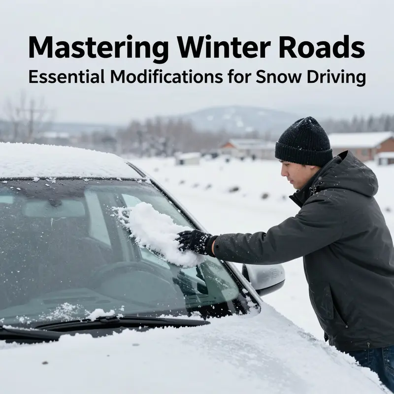 Winter tires with specialized tread patterns provide optimal traction and handling in snowy conditions.