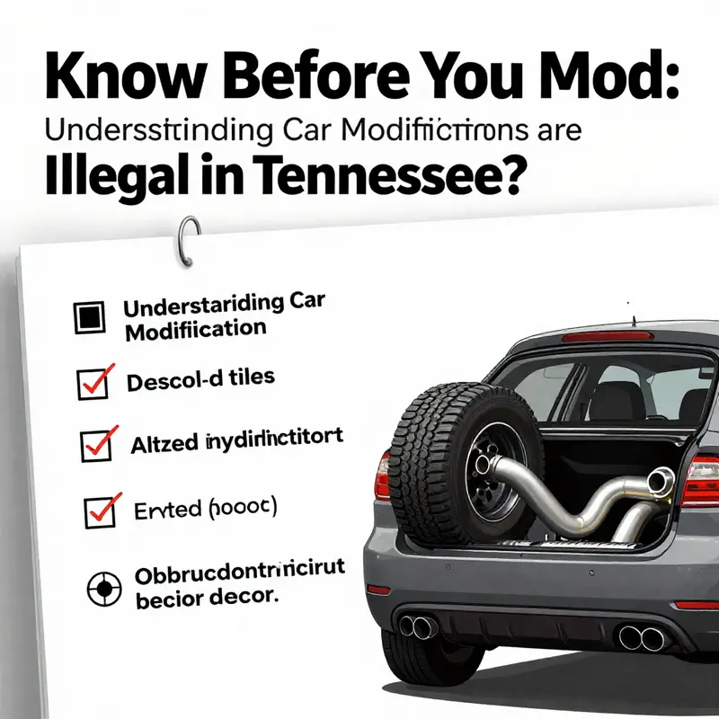 Contrasting views of modified cars—highlighting illegal modifications on the left and compliant vehicles on the right.