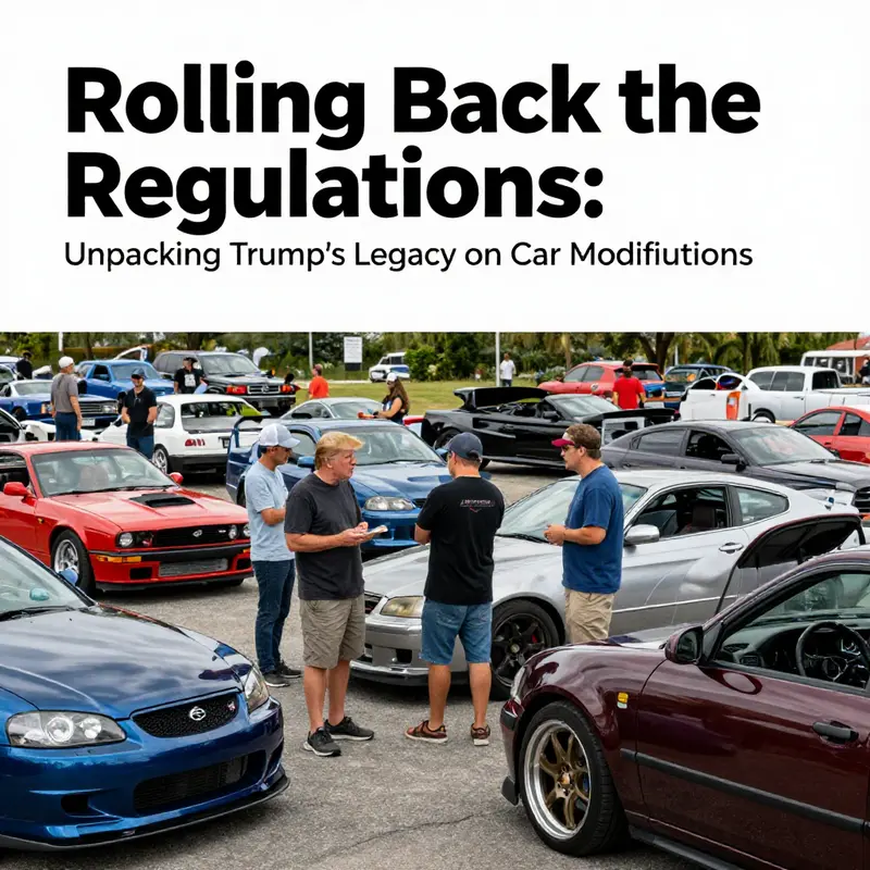 How Trump’s policies reshaped fuel efficiency standards and opened new pathways for car modifications.
