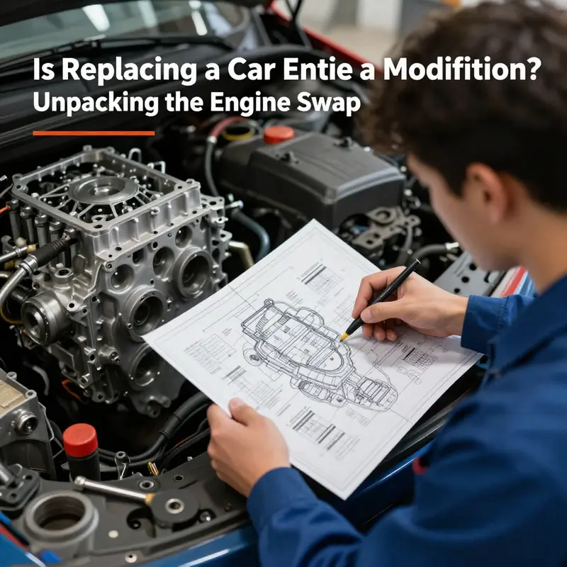 A turbocharged engine installation to enhance vehicle performance.